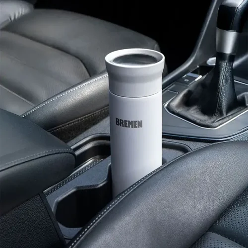 TERMO VASO 450ML GRIS. BREMEN® - Imagen 5