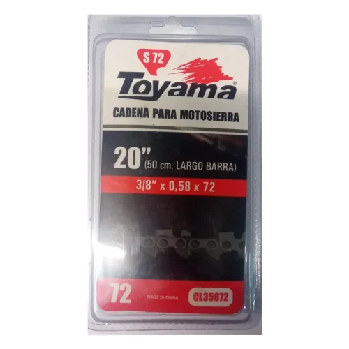 CADENA 20" 50CM PASO 3/8 .058" 72D STIHL 070 HUSQ 61/372 CHINAS