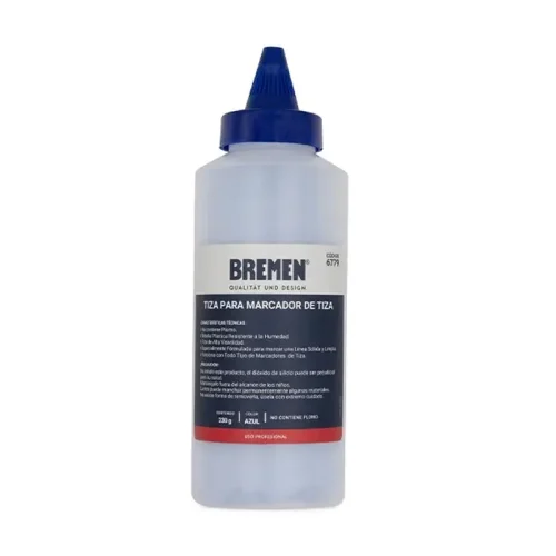 MARCADOR DE TIZA, TIZA ENVASE 230G. BREMEN®