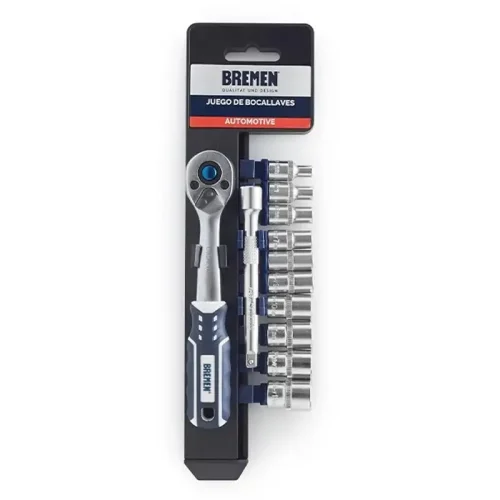 JUEGO DE BOCALLAVES ENC.1/4" X12 PZS. (4-13MM). BREMEN®