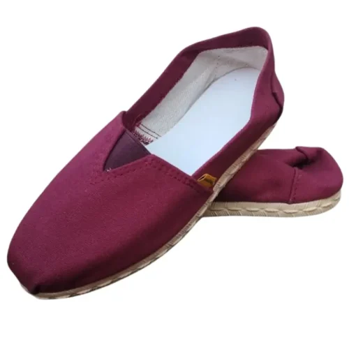 ALPARGATA PVC BORDO SIMIL YUTE FANTASIA XXX. PAMPERO
