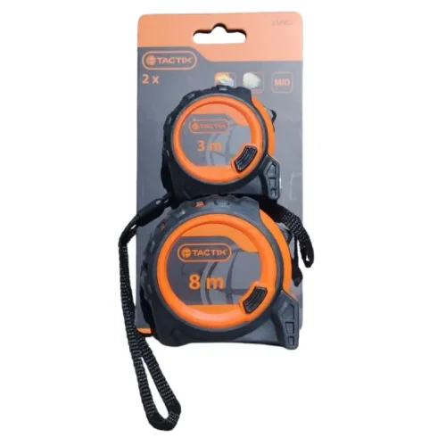 JUEGO CINTAS METRICAS 2PSZ. 3M / 8M. TACTIX