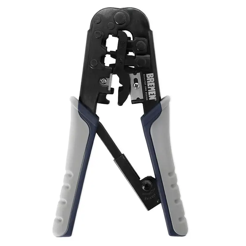 CRIMPEADORA PARA TERMINALES RJ11-RJ12-RJ45. BREMEN®