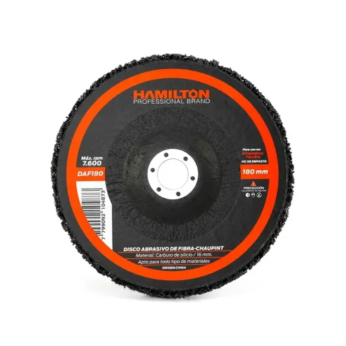 DISCO ABRASIVO DE FIBRA 180. HAMILTON