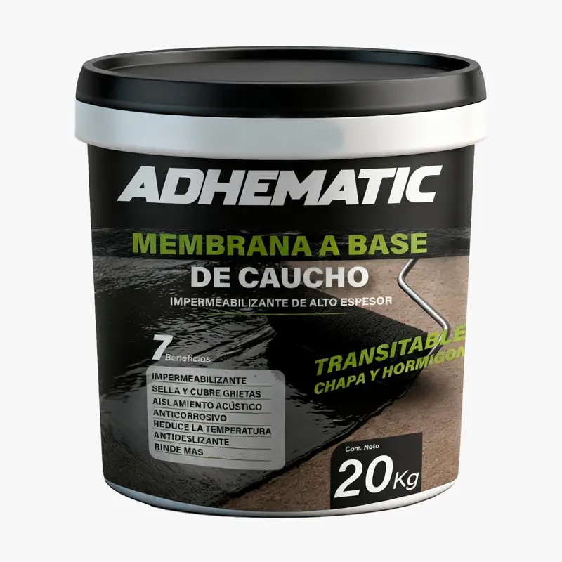 MEMBRANA A BASE DE CAUCHO 20KG BALDE. C/U (5).