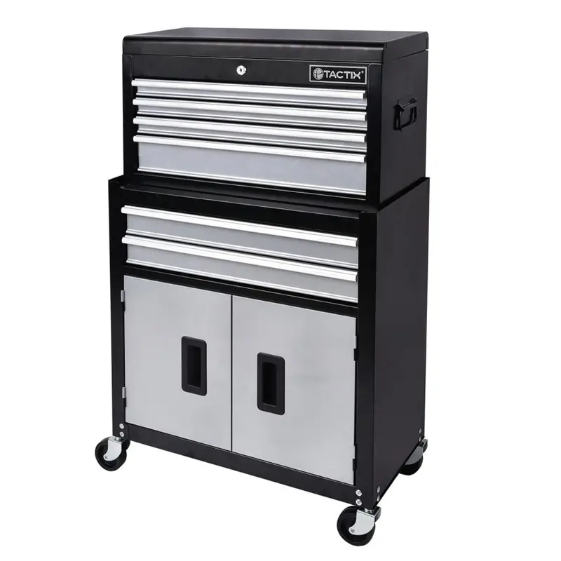 GABINETE DE HERRAMIENTAS CHAPA C/ 4 RUEDAS. TACTIX