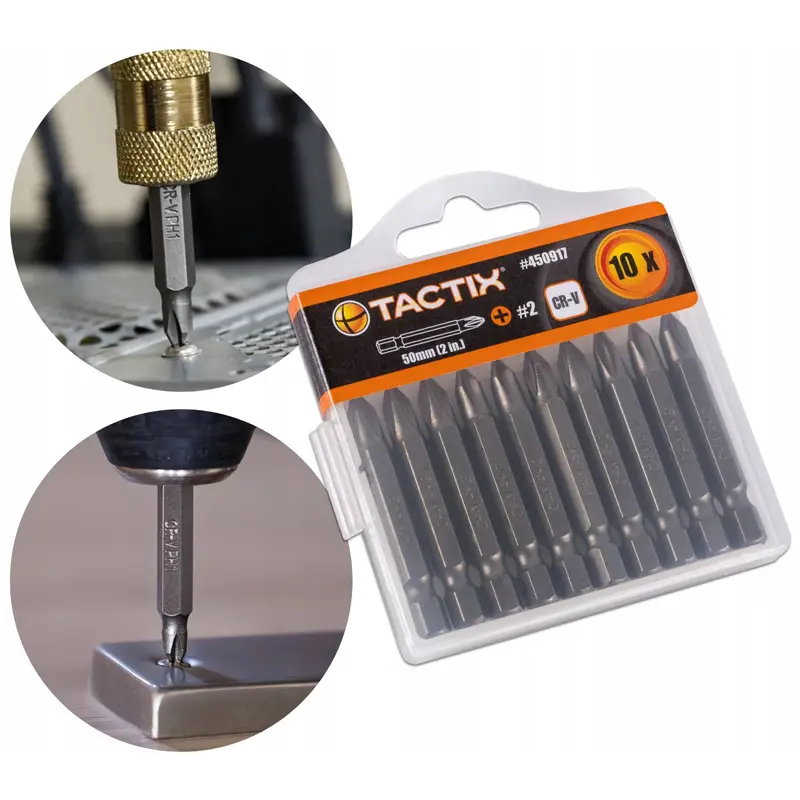 PUNTA ATORNILLADOR 50MM PH2 C/U(10U) CR-V. TACTIX - Imagen 4