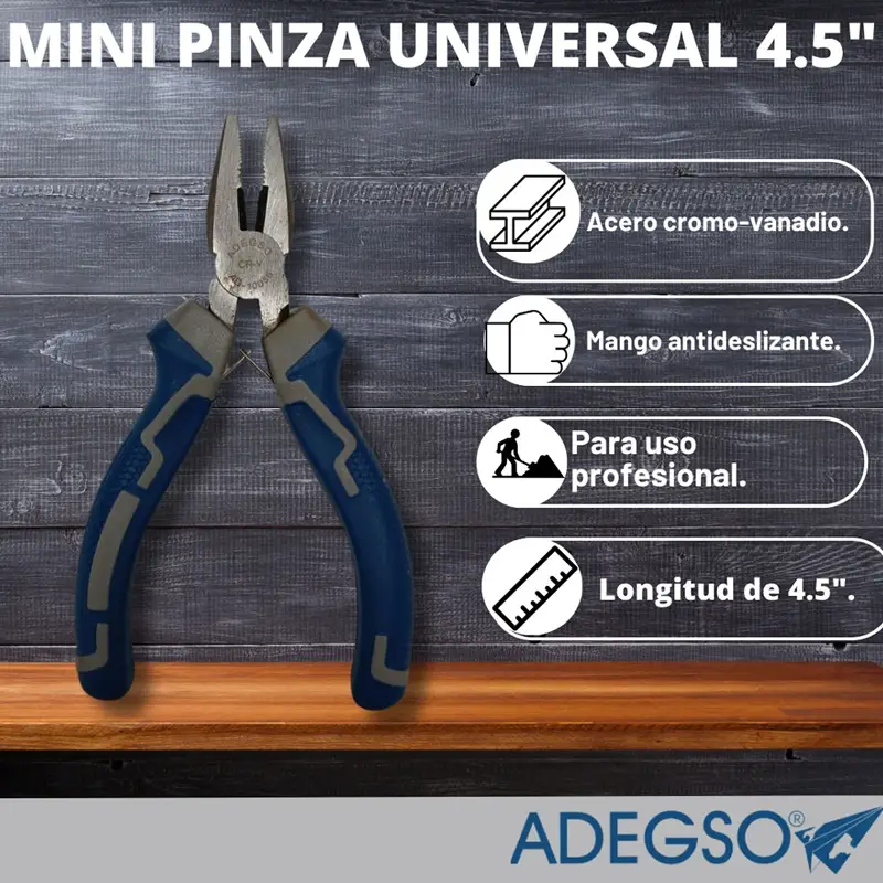 MINI PINZA UNIVERSAL. ADEGSO - Imagen 2