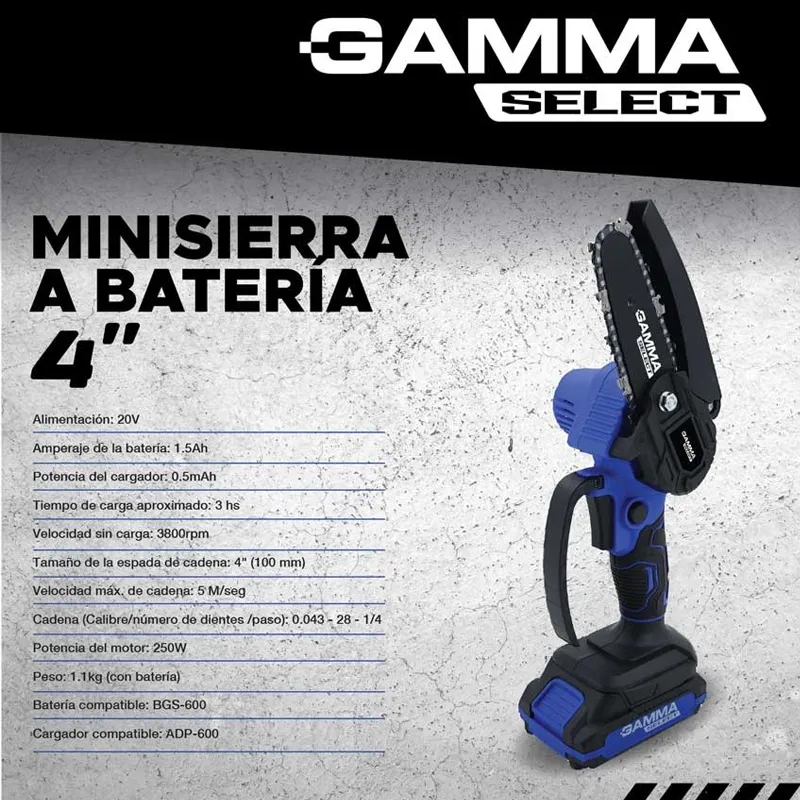 MINISIERRA A BATERIA 250W EN KIT. GAMMA SELECT.- - Imagen 2
