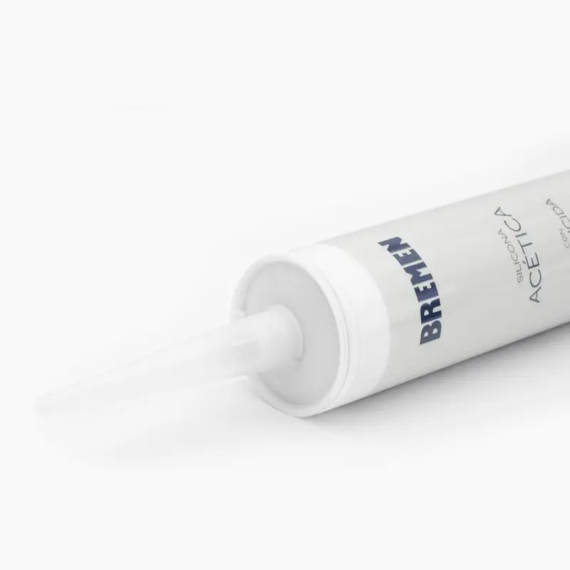 SILICONA ACETICA CON FUNGICIDA 280ML BLANCA. BREMEN® - Imagen 3