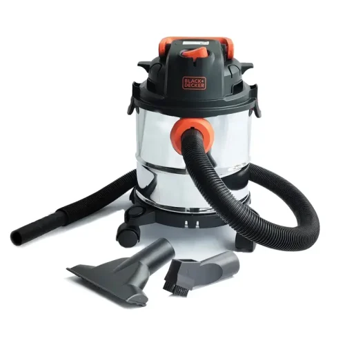 ASPIRADORA 10L SECO - HUMEDO ACERO INOXIDABLE. B+D.