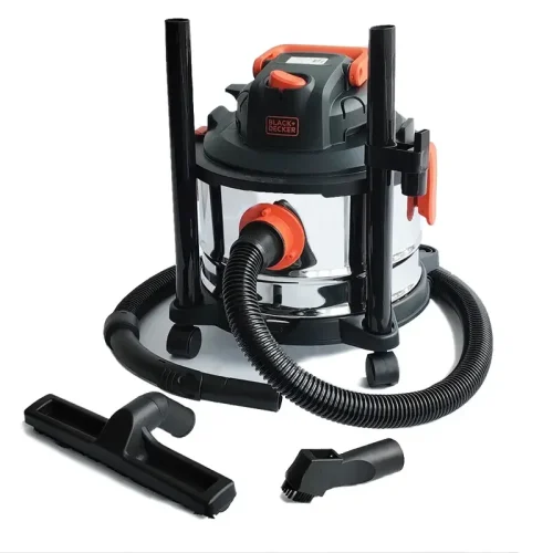 ASPIRADORA 15L SECO - HUMEDO ACERO INOXIDABLE. B+D.