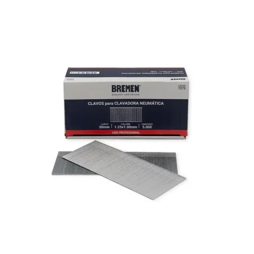 CLAVOS 50MM CALIBRE 1.25 X 1.00MM [5.000U X CAJA] BREMEN®