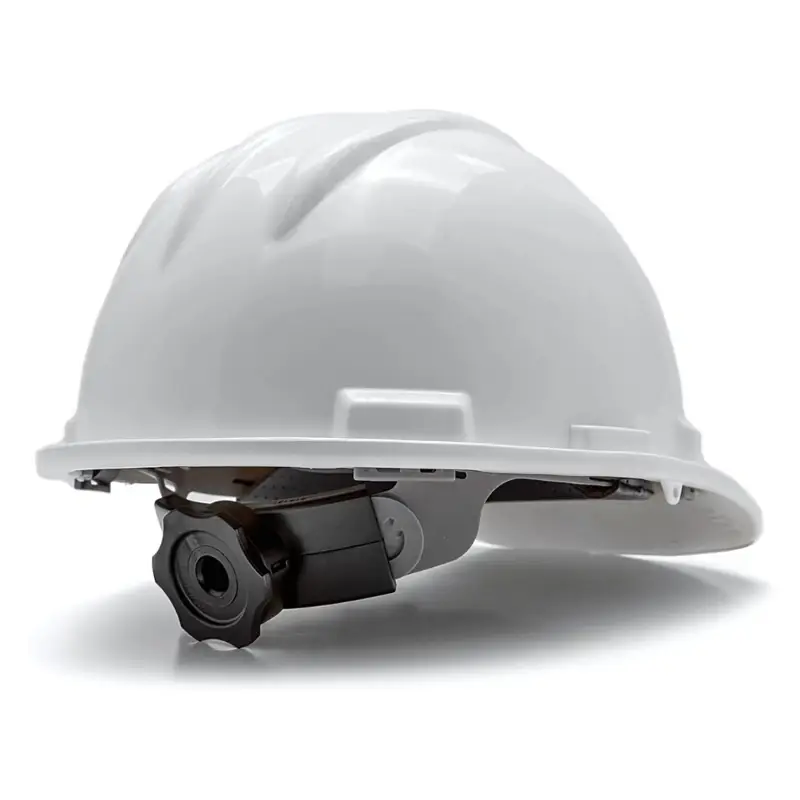 CASCO SPC-221 BLANCO CON ARNES TEXTIL FAST TRACK. STEELPRO - Imagen 2