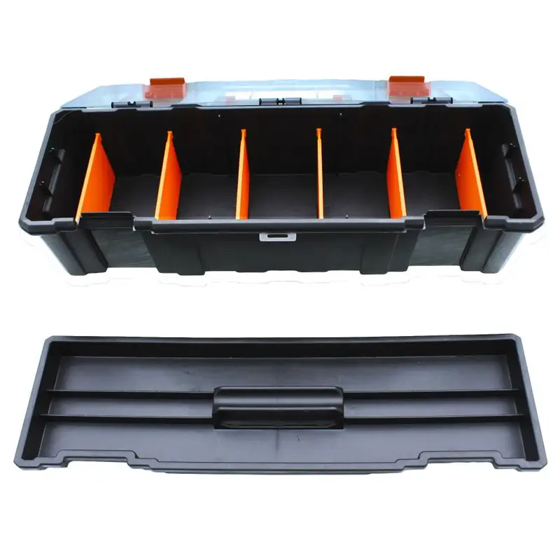 CAJA DE HERRAMIENTAS 18" PLASTICA L 46CM. TACTIX - Imagen 3