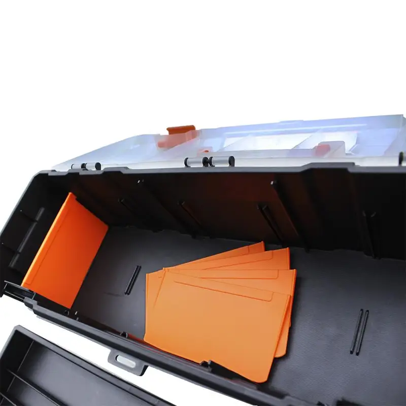 CAJA DE HERRAMIENTAS 18" PLASTICA L 46CM. TACTIX - Imagen 5