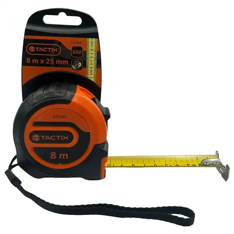 CINTA METRICA 8MX25MM PROF. TACTIX - Imagen 2