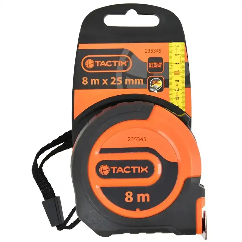 CINTA METRICA 8MX25MM PROF. TACTIX