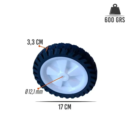 RUEDA CORTA CESPED UNIVERSAL 175MM - Imagen 2