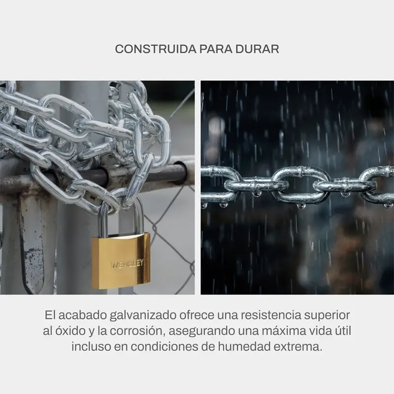 CADENA GALVANIZADA Nº 70. 7MM 25M 25KG. WEMBLEY® - Imagen 3