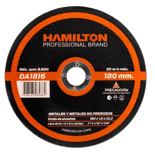 DISCO CORTE PLANO 180 X 1.6MM