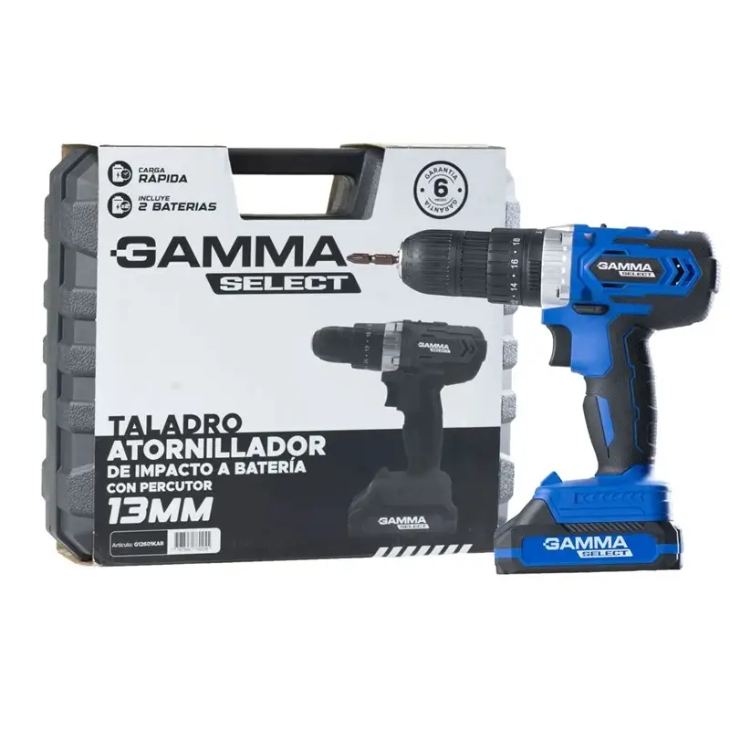 TALADRO ATORN. A BAT 20V 13MM EN KIT. DE IMP. GAMMA SELECT - Imagen 6
