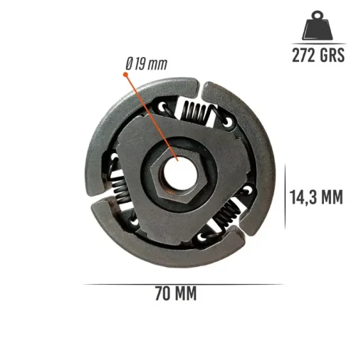 EMBRAGUE COMPLETO STIHL MS 380/381 M72. VENROL. - Imagen 3