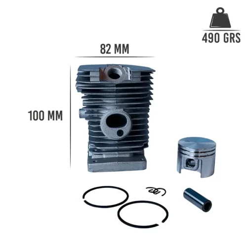 CILINDRO PISTON Y AROS STIHL MS180 - 38MM MOT. VENROL - Imagen 4