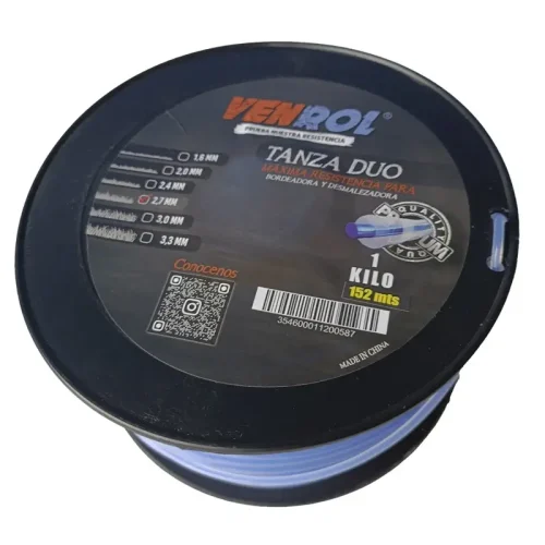 TANZA BICOLOR 2.7MM X 1KG 152M
