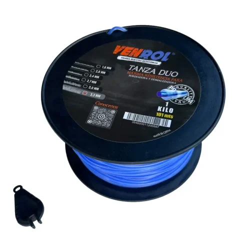 TANZA BICOLOR 3.3MM X 1KG 102 M