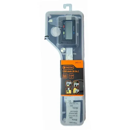 CALIBRE DIGITAL 150MM A. INOX. 150 (6" X 0,01MM-1/1000".). TACTIX. - Imagen 2