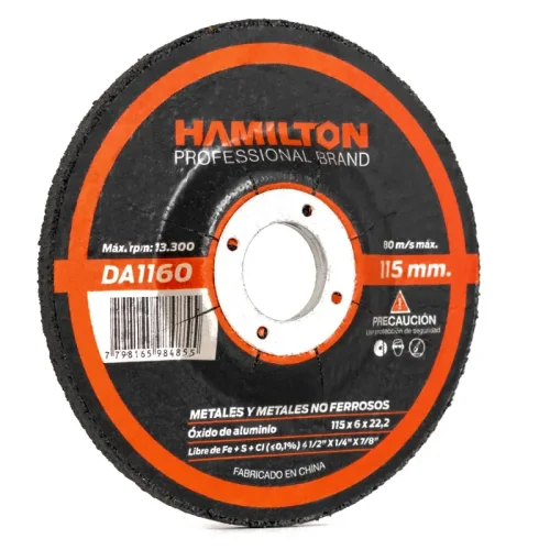 DISCO DESBASTE 115X6X22.2MM 115MM - 4 1/2". HAMILTON - Imagen 2